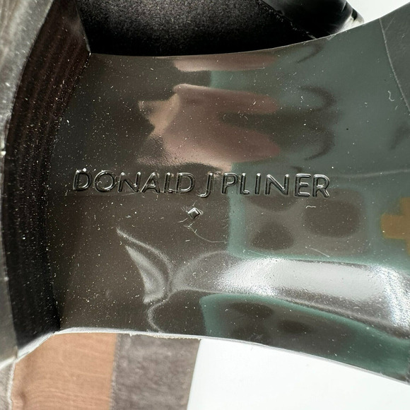 DONALD J PILNER Womens size 6 Brown Boxer Suede Leather Tall Chunky Riding Boots - Picture 5 of 8